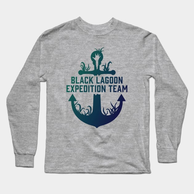 Black Lagoon Expedition Team Long Sleeve T-Shirt by Thriller Threads